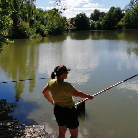 Cosy Pour 5 Pers. Avec Terrasse, Vue Etang - Api-1-52-288 *
